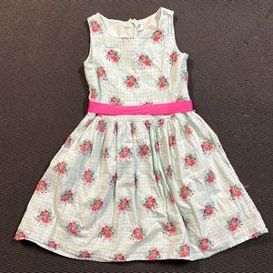 Girls’ Blue floral dress size (L) from Gap